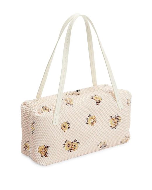 Jil Sander Natural Small Goji Pillow Tote Bag