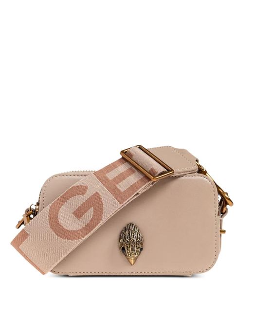 Kurt Geiger Brown Small Shoreditch Leather Cross Body Bag