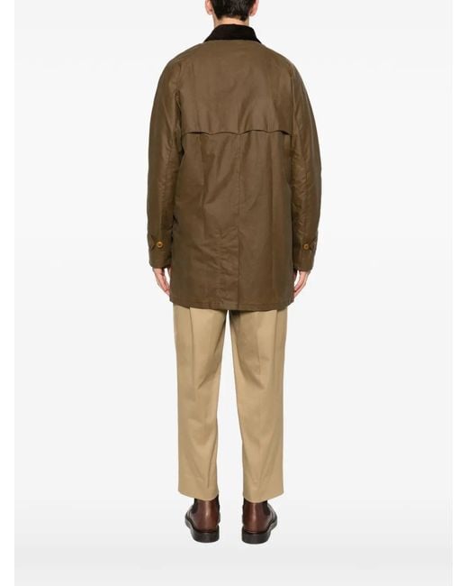 Baracuta The Original Barbour Mantel mit Schottenkaro in Green für Herren