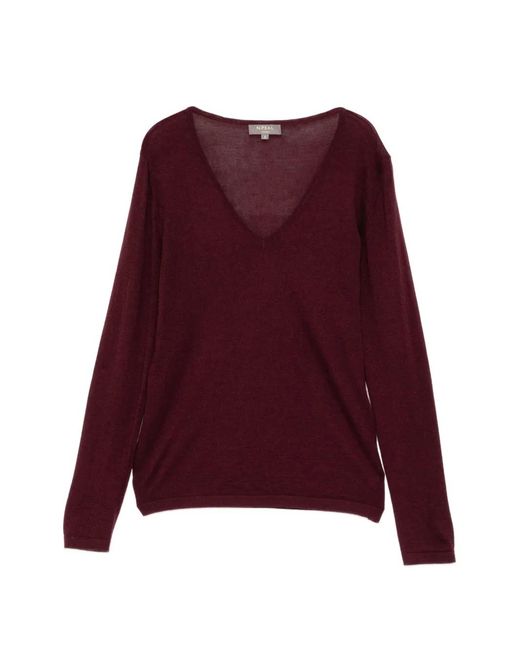 N.Peal Cashmere Purple Imogen T-Shirt