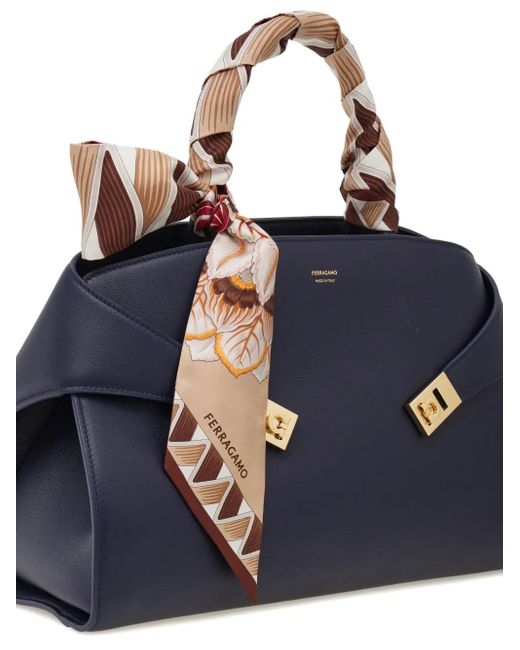 Ferragamo Natural Jade Print Silk Mini Bandeau Accessories