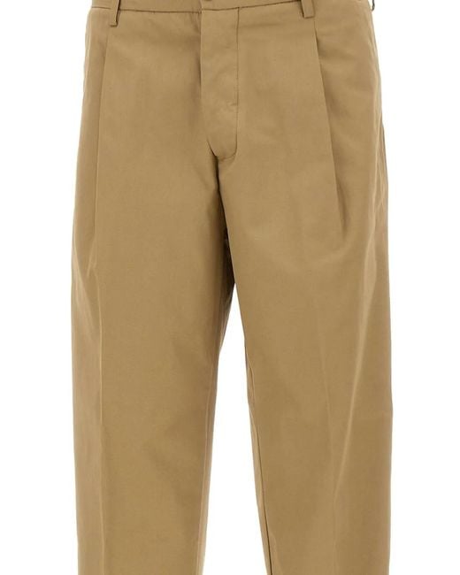 Myths Natural Pleats Flap Trousers for men