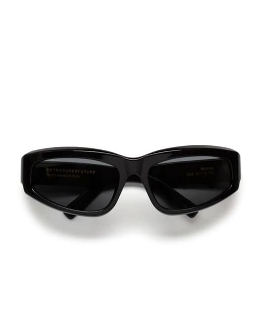 Retrosuperfuture Black Motore Sunglasses