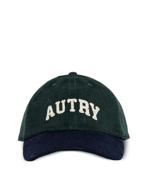 Autry Blue Corduroy Baseball Cap