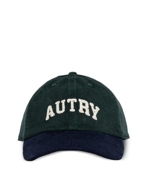 Autry コーデュロイ キャップ Blue