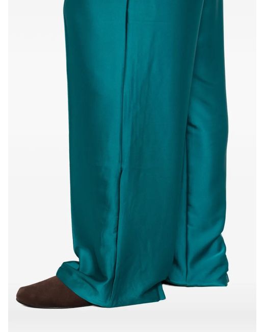 Silkylicious Green Silk Pyjama Set