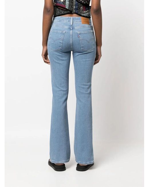 Levi's Blue 725 High-Rise Bootcut Jeans