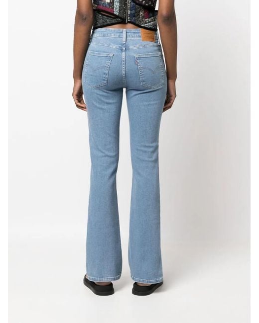 Levi's Blue 725 High-Rise Bootcut Jeans