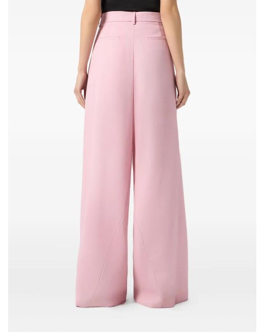 Pantaloni Plissé di Blumarine in Pink