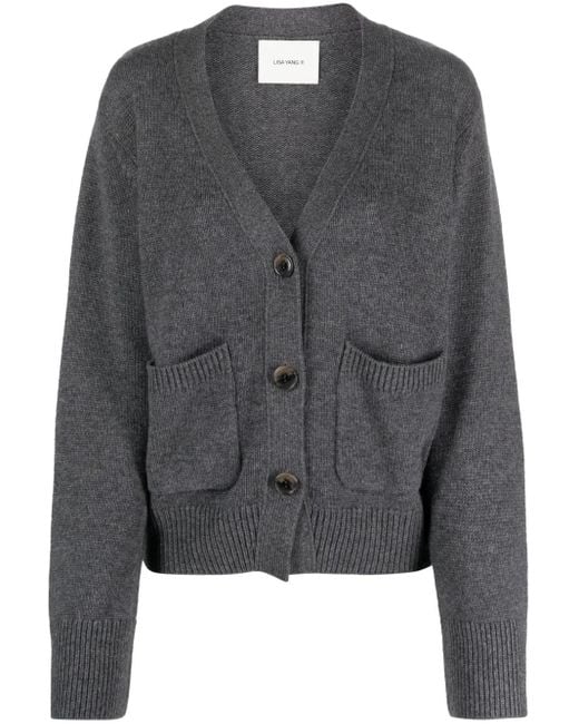 Lisa Yang Danni カシミア カーディガン Gray