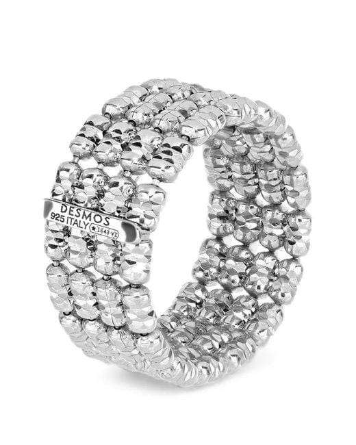 Desmo White Infinity Ring Mit Perlen