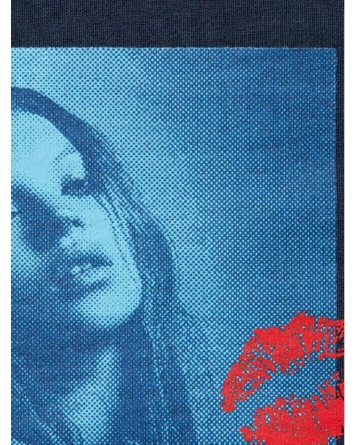 Supreme Blue Kate Moss Hoodie for men