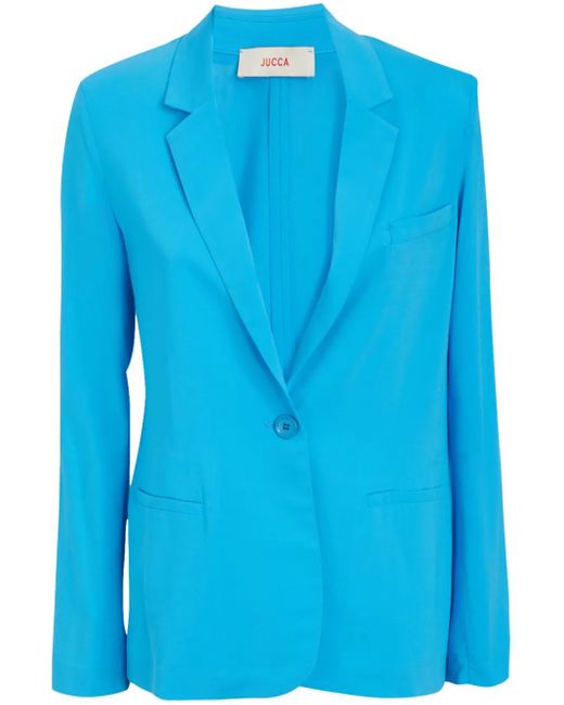 jucca approved Blue Single-Button Blazer
