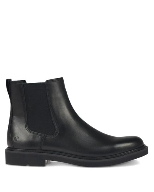 Ecco Black Metropole London Chelsea Boots for men