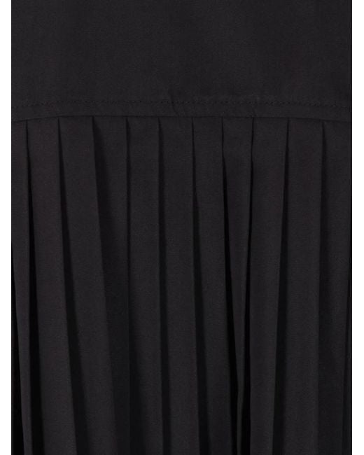 Max Mara Blue Chemise Plissée Dans Le Dos