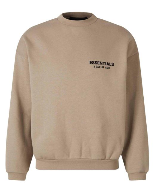 Felpa Essentials di Fear Of God in Brown da Uomo