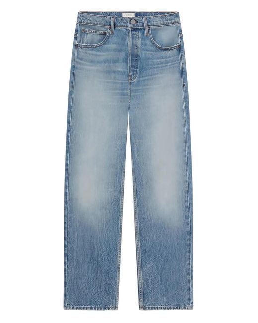 FRAME Blue Button-Fly Jeans for men