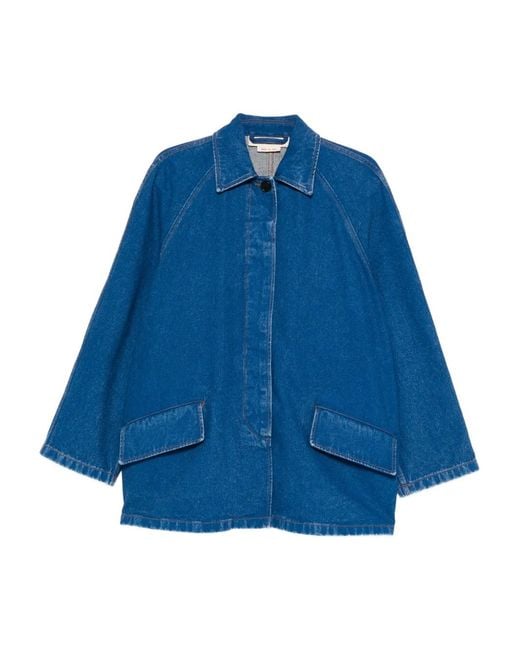 Marni Blue Flap-Pocket Denim Jacket