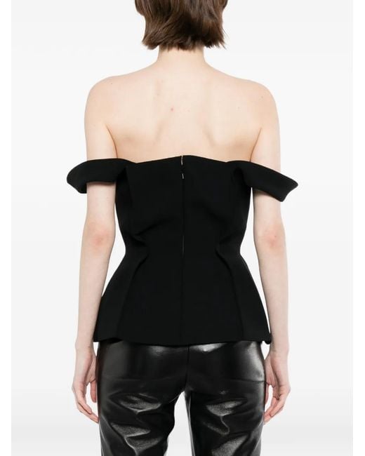 Khaite Black Vasmina Blouse