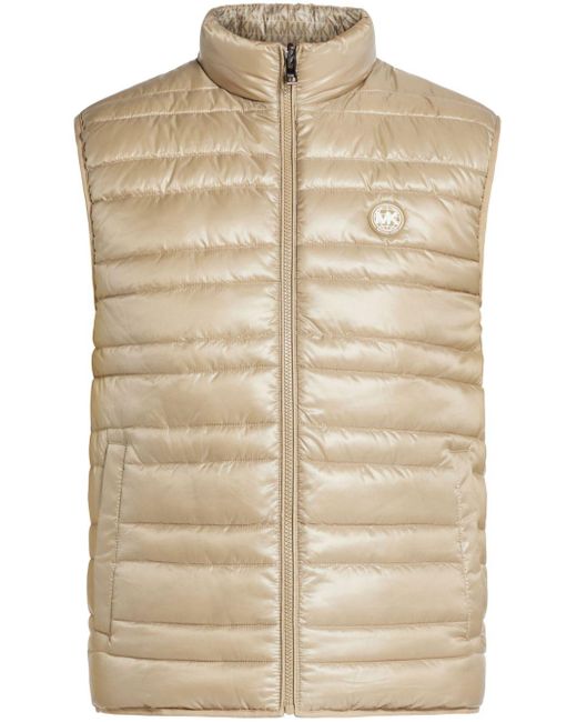 Michael Kors Natural Reversible Padded Gilet for men