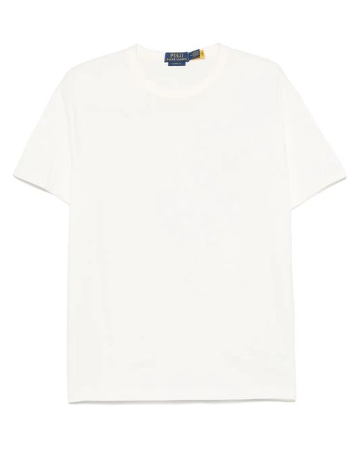 Polo Ralph Lauren White Polo Pony-Embroidered T-Shirt for men