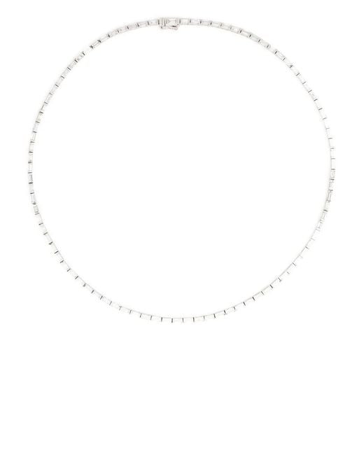 Anita Ko White 18Kt Baguette Diamond Choker Necklace