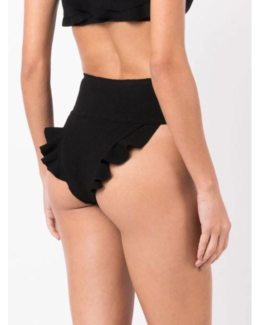 Slip Bikini Jasper A Vita Alta di Clube Bossa in Black