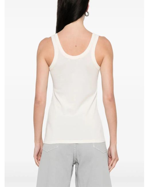 Lemaire White Cotton Tank Top