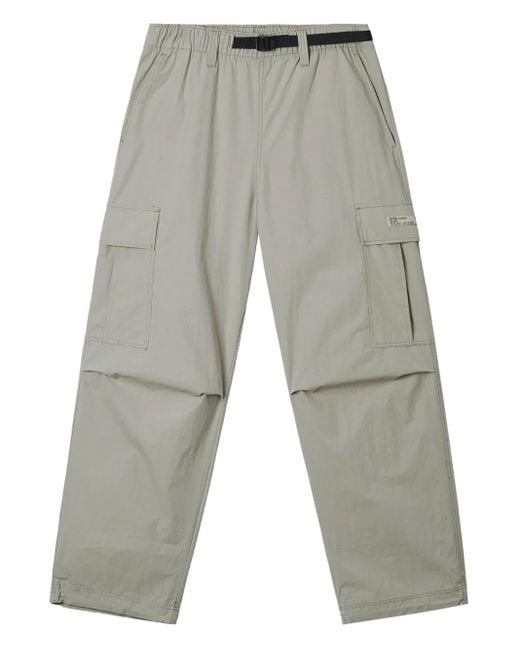 Chocoolate Gray Cargo Belt Trousers for men