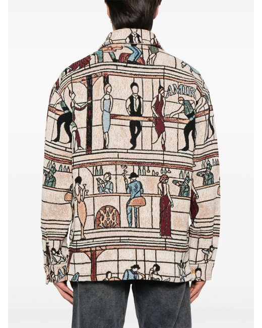 Amiri Natural Tapestry Overshirt for men