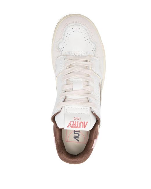 Autry White CLC Sneakers aus Leder