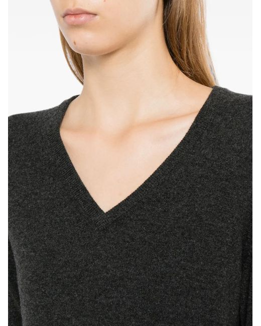 N.Peal Cashmere Black Phoebe Sweater
