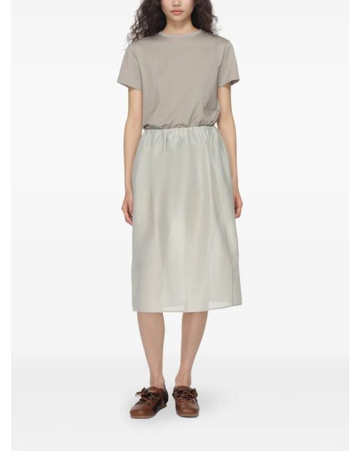 Amomento Natural Shirring Skirt