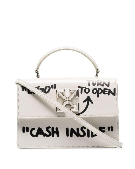Off-White c/o Virgil Abloh White Jitney Cash Inside Bag