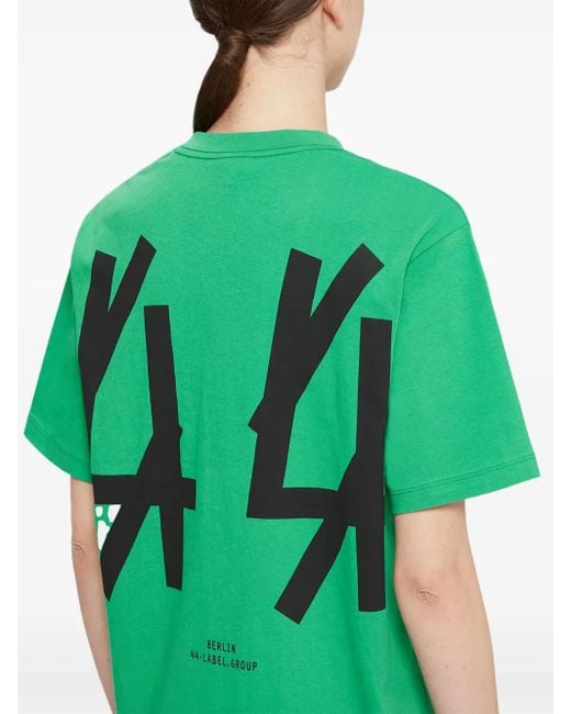 44 Label Group コットン Tシャツ Green