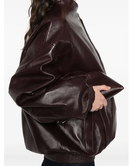 Chaqueta con cremallera Magda Butrym de color Brown