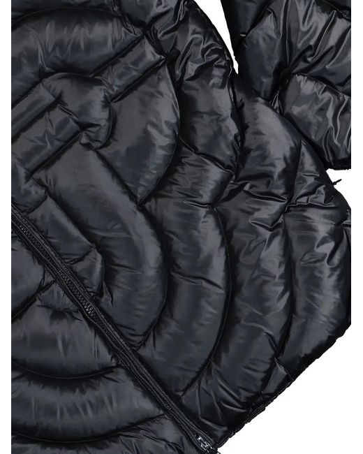 Casablanca Black Monogram-Quilted Puffer Jacket for men