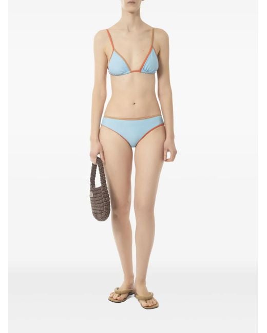 Pilzer Blue Trio Bikini Bottoms