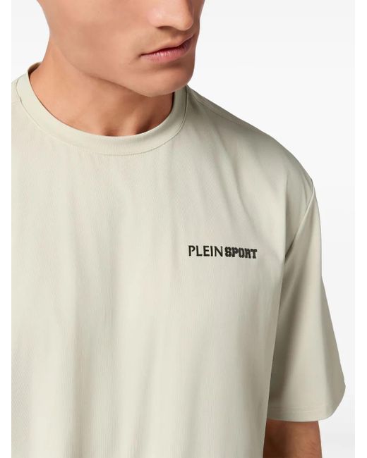 Philipp Plein T-Shirt Mit Mikro-Rippung in White für Herren