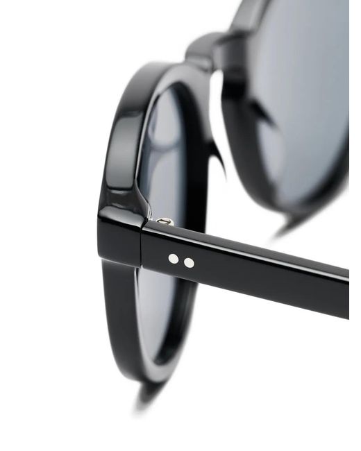 Sun Buddies Black Zinedine Round-Frame Sunglasses