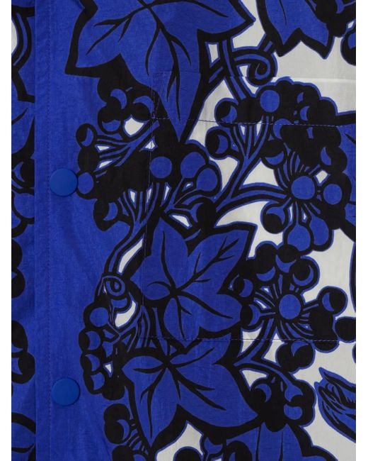 Camicia Ivy Con Stampa di Burberry in Blue da Uomo