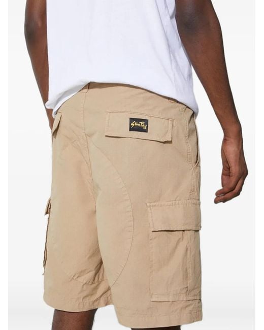 Stan Ray Natural Multi-Pocket Cargo Shorts for men