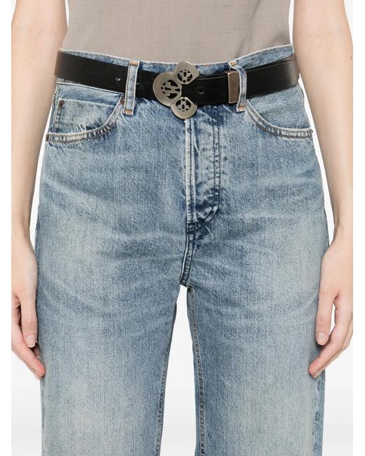 FRAME Blue The Stack Trousers