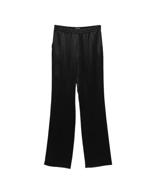 Tom Ford Black Stripe-Detail Track Pants