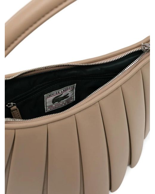 Lacoste Natural Small Lenglen Tote Bag
