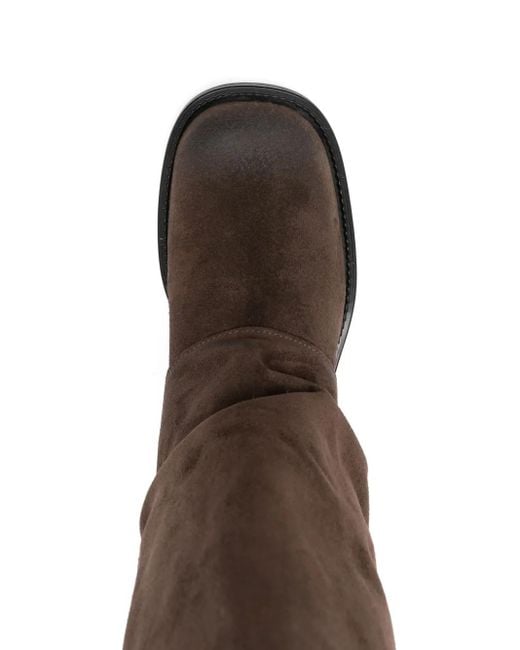 Stivali 40Mm di GISÉL MOIRÉ in Brown