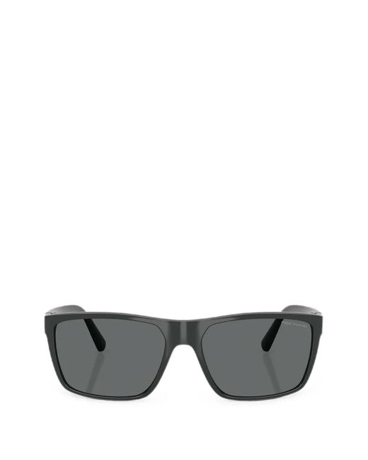Polo Ralph Lauren Gray Square-Frame Sunglasses for men