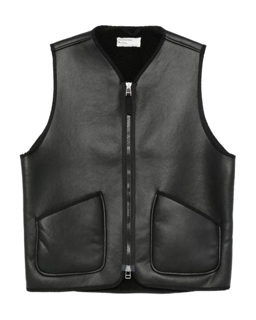Universal Works Gilet Met Zak En Rits in het Black voor heren