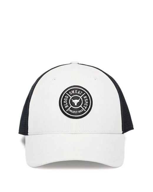 Cappello Da Baseball Project Rock di Under Armour in White