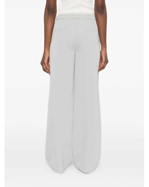 Drykorn White Consider Pocket Trousers